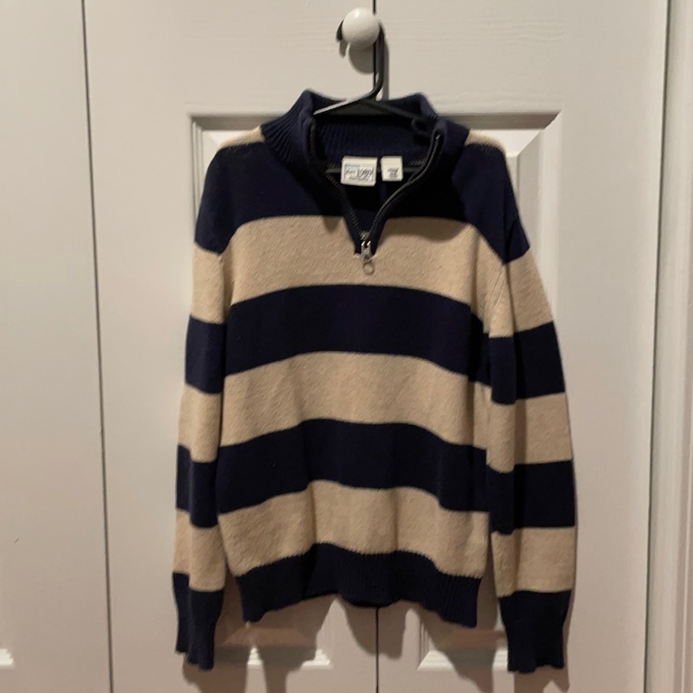 Children’s Place navy/tan sweater